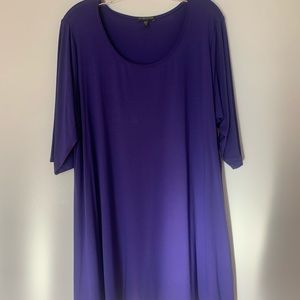 Purple Long Shirt Eileen Fisher